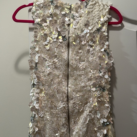 French connection all sequin and feather dress size 6 - true size small - Picture 5 of 6